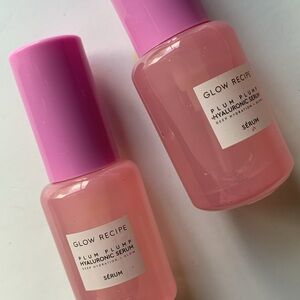 X2 Mini Glow Recipe Plum Plump Hyaluronic Serum Deep Hydration Watermelon